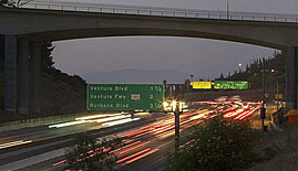 Night bridge work closes freeway