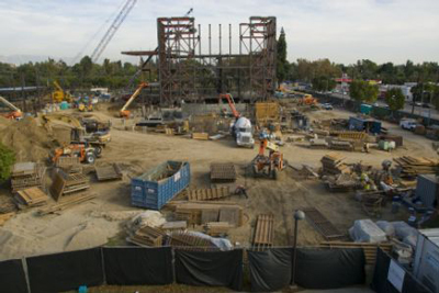 Construction was halted in February on the Valley Performing Arts Center.