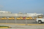 Ford Escape hybrids await delivery at the assembly plant.